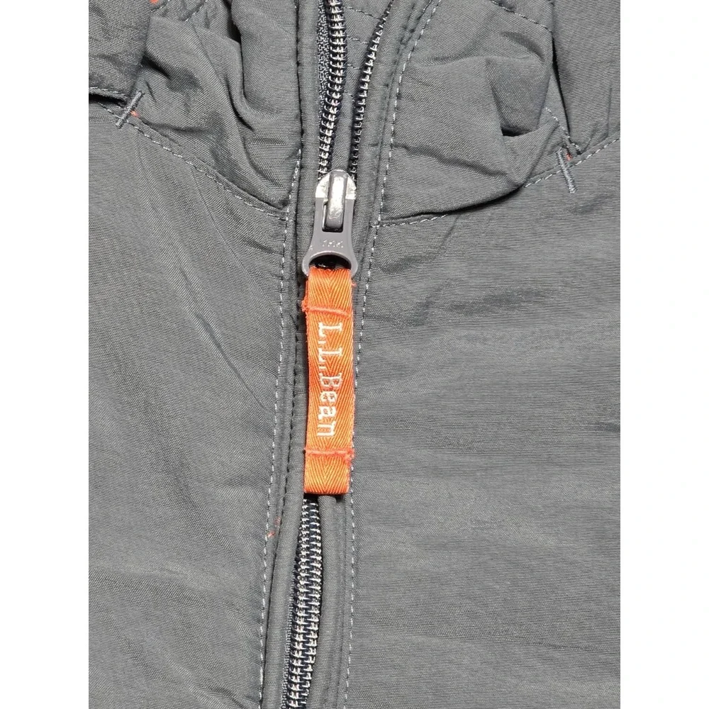 LL Bean Youth Ski Coat Jacket Thinsulate‎ Hooded Large 14/16 Red Gray